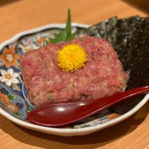 本日の鮮魚のなめろう