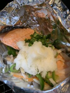 秋鮭ホイル焼き