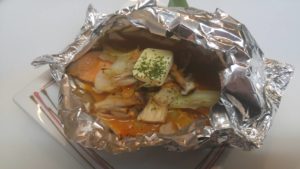 厚切り秋鮭のホイル焼き